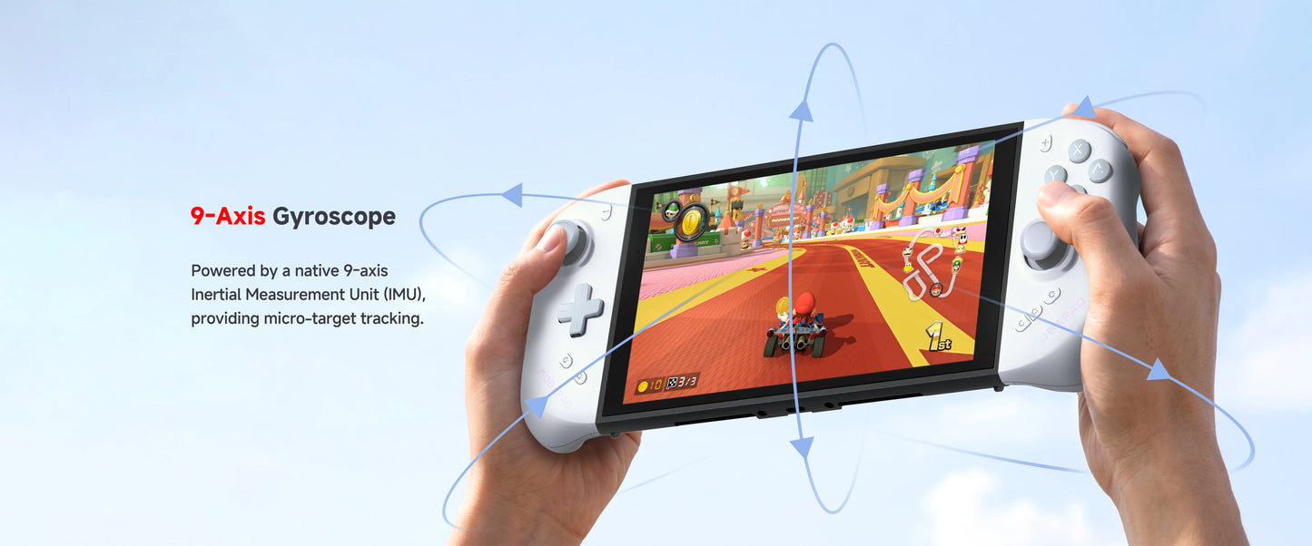MOBAPAD M12 S Gaming Controller for Switch 2 with TMR Sticks, Mechanical Buttons, 9-Axis Gyro Motion Control, Power-Saver Mode