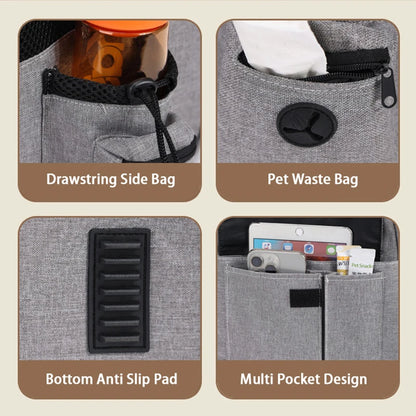 Cat Carrier Backpacks Expandable Cat Backpack with Shade Cover, Breathable Mesh Pet Carrier Backpack Bag for Travel Hiking Campi
