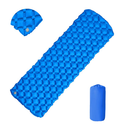 Uppblåsbar Campingmadrass LT-01 – Inbyggd Pump, TPU-Nylon, Hopfällbar, 4 Färger