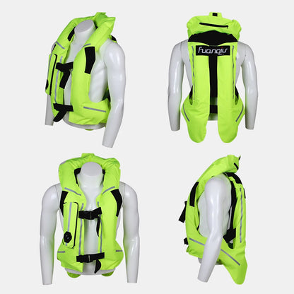 Motorcycle Airbag Vest Motorcycle Jacket Safty Life Jacket Moto Air Bag Vest Motocross Riding CE Airbag Reflective Safety Vest