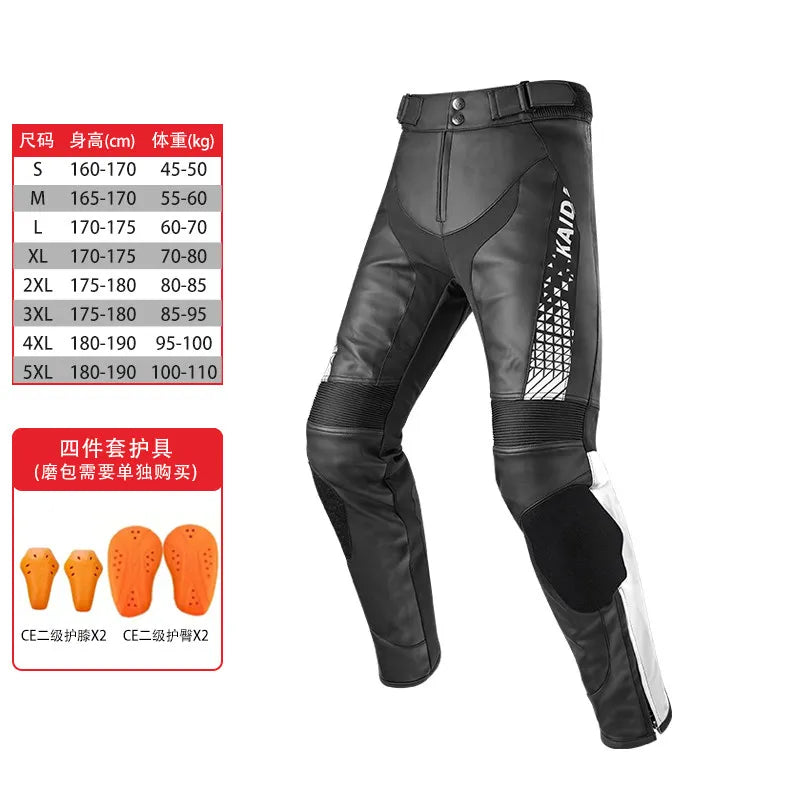 Motorcykelbyxor i 100% polyester