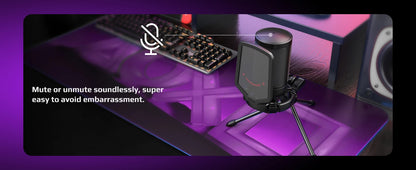 FIFINE AmpliGame A6V USB-mikrofon med RGB och puffskydd