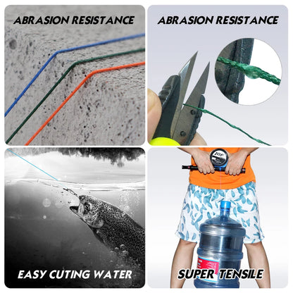 JOF 300M 500M 1000M 8 Strands 4 Strands 18-88LB PE Braided Fishing Wire Multifilament Super Strong Fishing Line Japan Multicolor