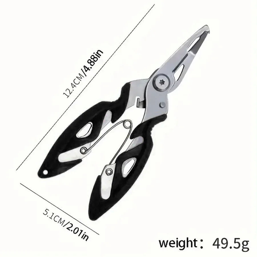 Cutter Plier Scissor Fish Gripper Plier Set Nipper Pincer Snip Fishing Lure Lipgrip Accessory Tool Clip Clamp Grabber Trigger