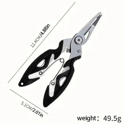 Cutter Plier Scissor Fish Gripper Plier Set Nipper Pincer Snip Fishing Lure Lipgrip Accessory Tool Clip Clamp Grabber Trigger