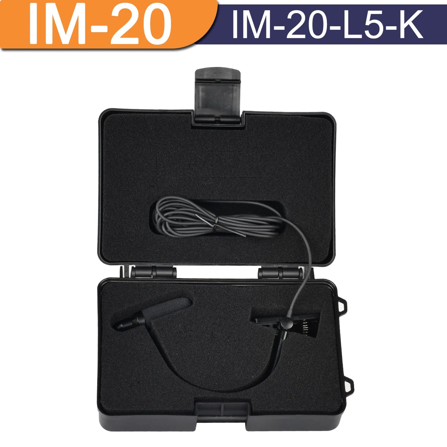 FREEBOSS Saxophone Microphone 3.5mm 3 Pin 4 PIN Trumpet Horn Trombone Clarinet Instruments Mic for Bodypack Transmitter IM-20-K