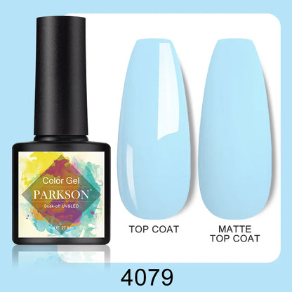 Parkson No Wipe Top Base Coat Nail Gel polish Design Enhancer Varnish Semi Permanent Soak Off UV LED Nail Art Tool