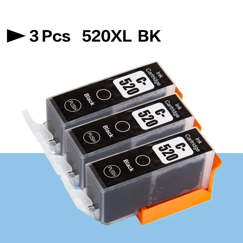 PGI-520 CLI-521 Kompatibel bläckpatron för Canon PIXMA-skrivare