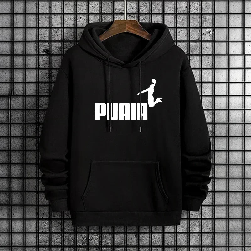 2026 New Men's and Women's Hoodies Urban Casual Fashion Sport Pullover High Quality Solid Color Hooded Sweatshirt