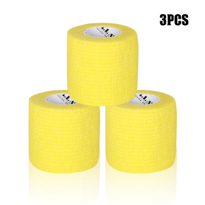 16/10/3PCS Tattoo Grip Bandage Colorful Self Adhesive Wrap 5cm X 4.5m Non Slip Handle Tape Tattoo Machine Grip Cover Supplies