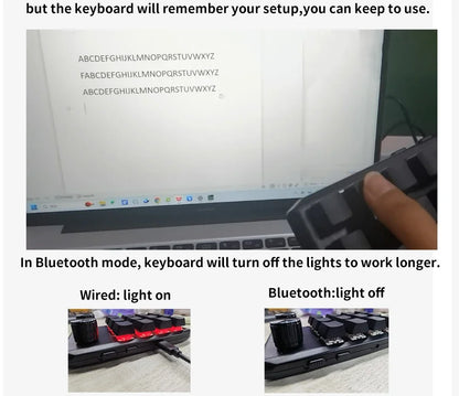 Bluetooth 12 Key 2-knob USB Programming Macro Custom Keyboard Game Console Mechanical Keyboard Photoshop Hot Swappable Keyboard