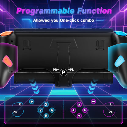 Gamepad For Nintendo Switch 2 Controller RGB 9-Axis Gyro Joypad W/ Dual Shock Turbo/Marco Programable Function Game Pad Joystick