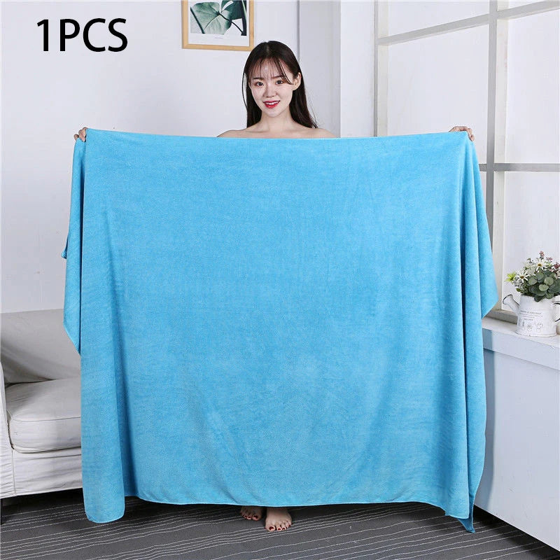 Beauty salon towels adult thickening large bath towels that soft absorb water do not shed hair multi-purpose micrmicrofiber towe