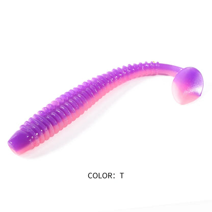 Supercontinent Impact Ring Shad Fishing Lure Soft 63mm 80mm 97mm Plastics Baits Swimbait Jigging Lure Artificial Baits
