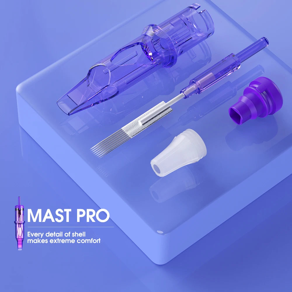 20pcs Mast Pro Tattoo Cartridge Needles RM /M Round Magnum Disposable Permanent Makeup SMP Cartridge Tattoo Needles  Accessories