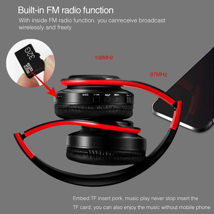 CATASSU Bluetooth 5.3 Headset Over-Ear – MP3 FM-radio 20h 400mAh Minnesskum Hopfällbar CE/FCC/RoHS Smartphone TV PC Surfplatta