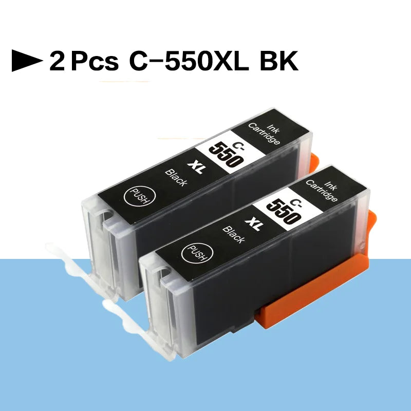 PGI-550 och CLI-551 XL-kompatibla bläckpatroner för Canon