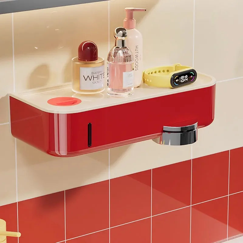 soap dispenser Induction hand sanitizer machine wall mounted bathroom storage rack, fully automatic induction soap dispens    er
