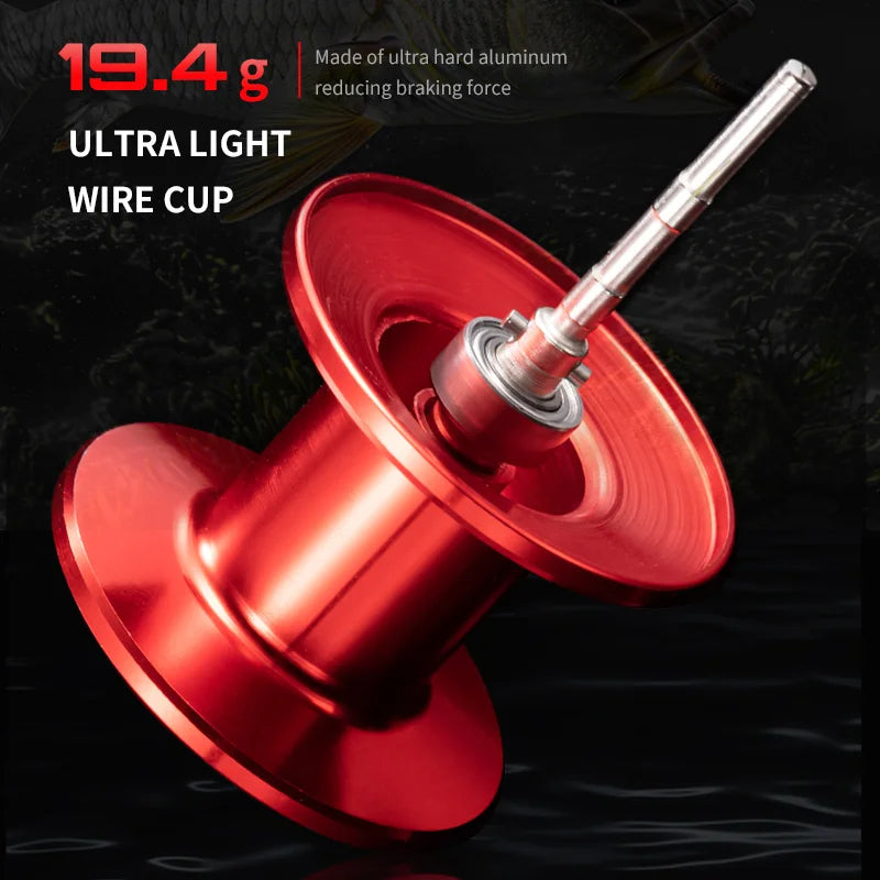 Rooblinos AC Baitcasting-rulle – 8kg Drag, 7.2:1, Höger/Vänster