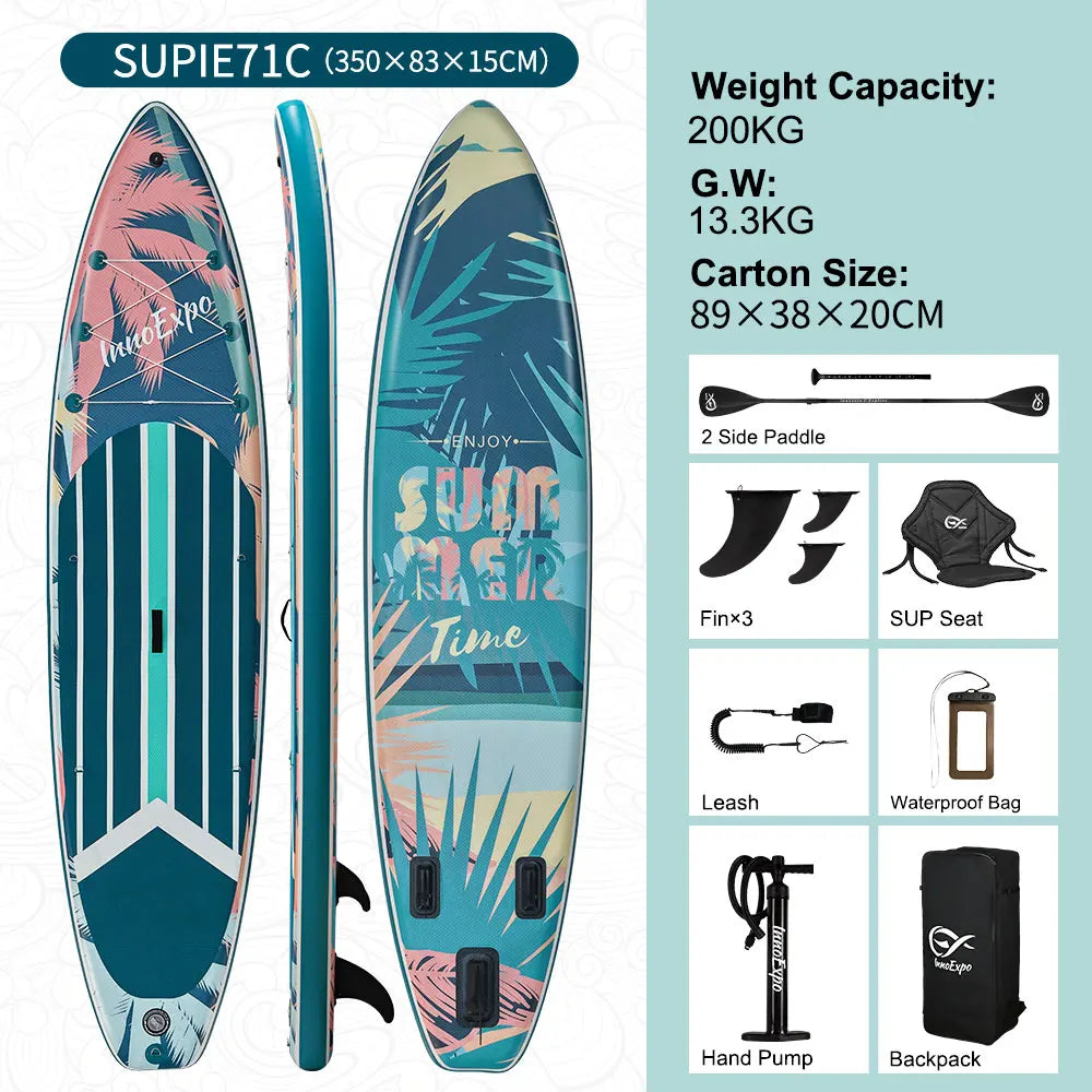 Uppblåsbart SUP-bräde InnoExpo med tillbehör – 320–350 cm