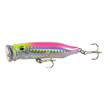 1Pcs Fishing Lures 7cm/9.4g Popper Bait 2024 New Topwater Plastic Artificial Hard Bait Crankbait Wobblers Perch Fishing Tackle