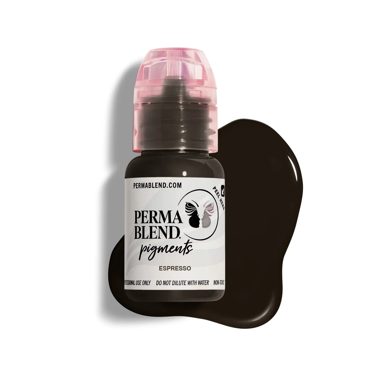 15ML 0.5oz Permanent Makeup Pigment - Long-lasting Professional Tattoo Ink for Microblading Eyebrow & Lip Tattoo Supplies