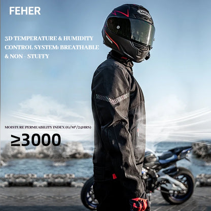 FEHER Sommar MC-jacka i Mesh SJ-2311