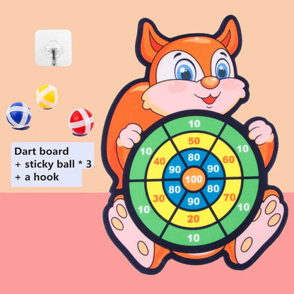 Klisterboll Dartspel Barn – Djurtema Montessori Interaktiv Familjlek CE-märkt 2–4 År C00210 2026