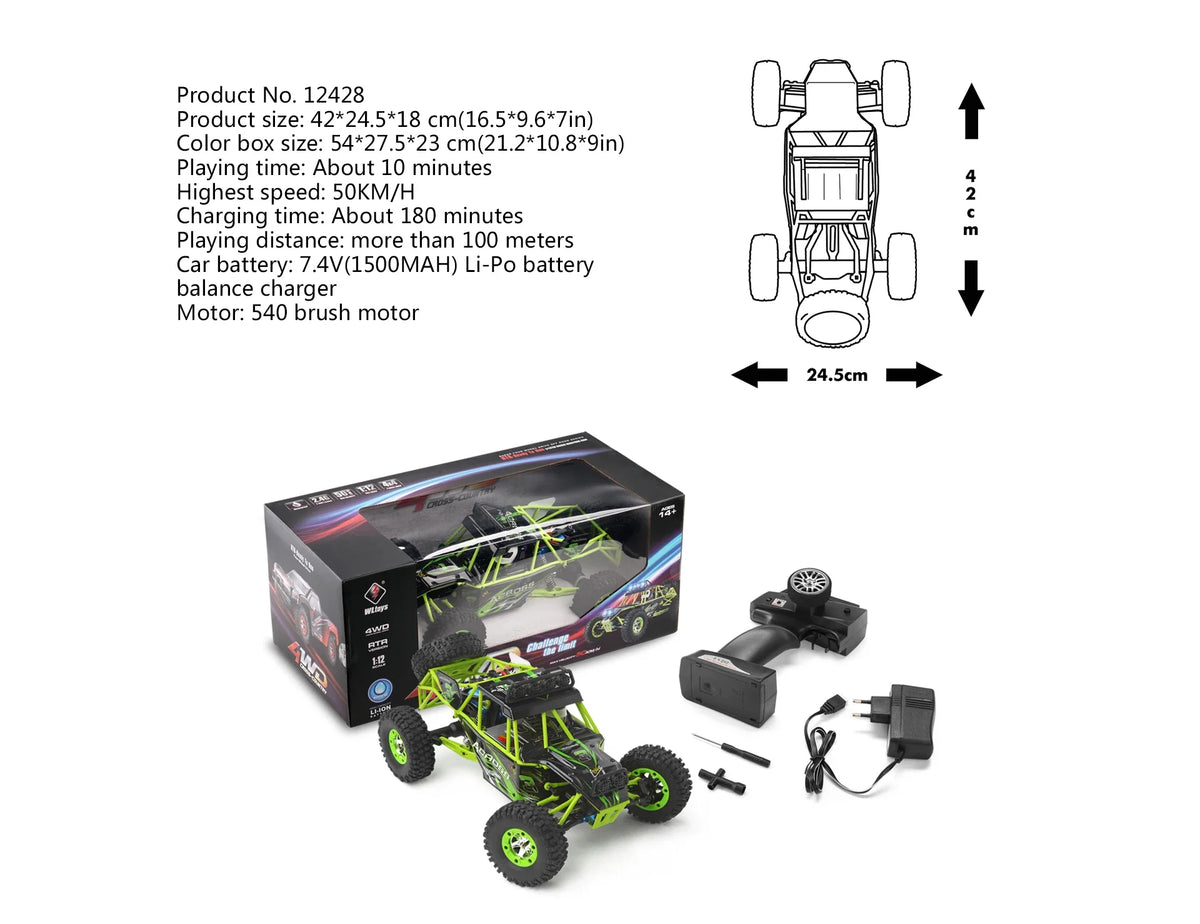 WLtoys 144001 1:14 4WD High Speed Racing Rc Car 12428 1:12 Off-Road RC Car 12402A Remote Control Drift Racing Cars Toys For Kid