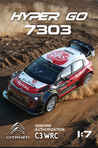 Hyper Go MJX 7303 1/7 RC Car 4WD 60KM/H Brushless High-Speed Off-Road Racing C3 Simulation Citroen Drift Car Climbing Car