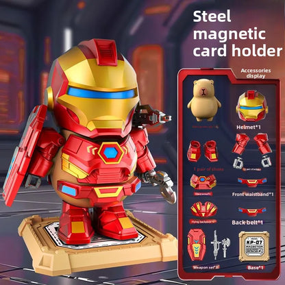 Magnetisk Transformerrobot – Polisbil Förvandlas till Giant Mecha-Robot Lysande Detaljer Pojkar 14+ År Hot Toys 2026