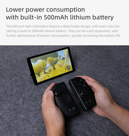MOBAPAD M6 Controller For Nintendo Switch OLED Joypad with Hall Joystick HD Vibration Console for Switch NS OLED Gamepad