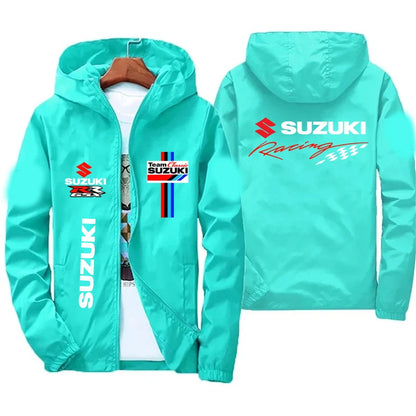 Suzuki Racing Jacket Herr – Vindtät Casual Sportsjacka Vår & Höst