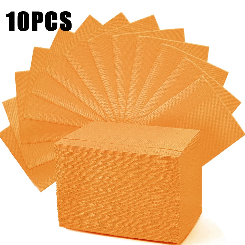 250/125/10pcs Tattoo Clean Pad Disposable Colorful Dental Bibs Tattoo Table Covers Cleaning Wipes Napkin Tattoo Accessories