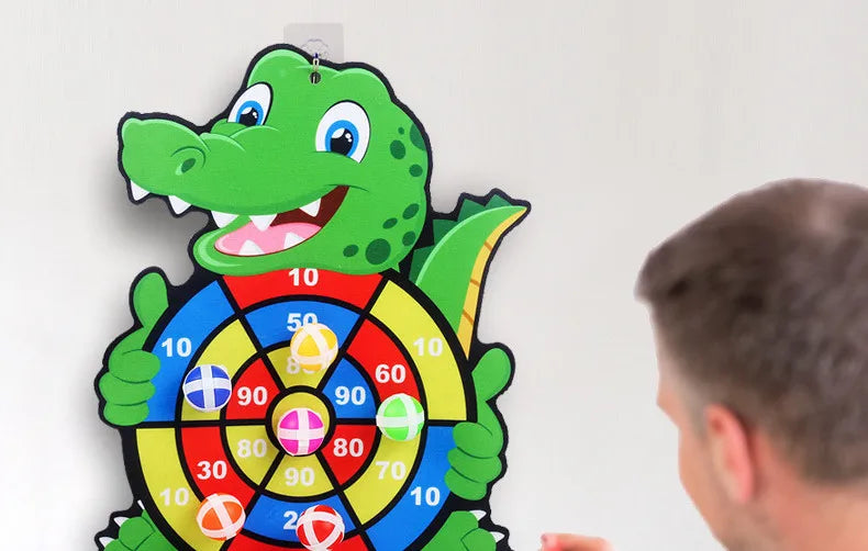 Klisterboll Dartspel Barn – Djurtema Montessori Interaktiv Familjlek CE-märkt 2–4 År C00210 2026