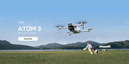 Potensic ATOM 3 C0 Drone with A Camera 8K Photo 4K 60fps Video Max 16KM Range 1/1.3’’ CMOS 3-Axis Gimbal Professional Mini Dron
