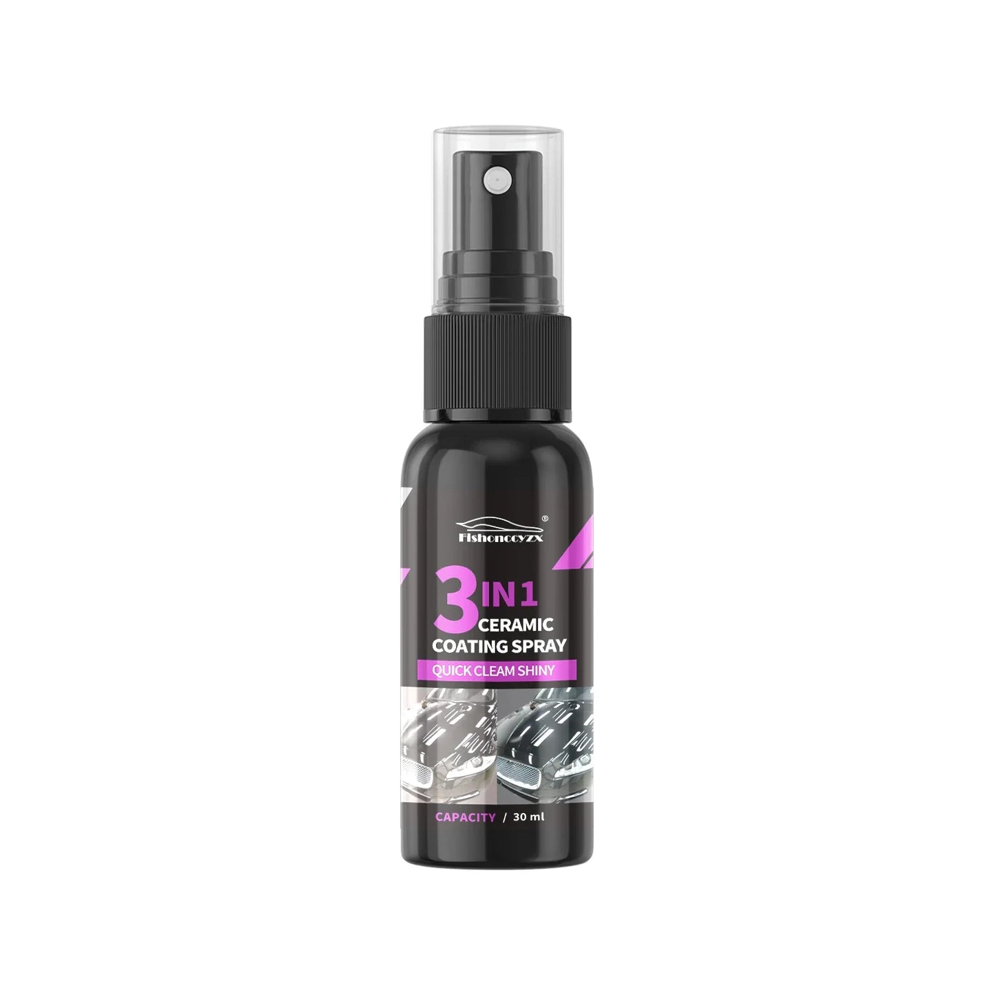 3 in 1 Car Ceramic Liquid Coating Spray Nano Crystal Hydrophobic Layer Polishing Agent High Gloss Paint Protection Wax Car Care