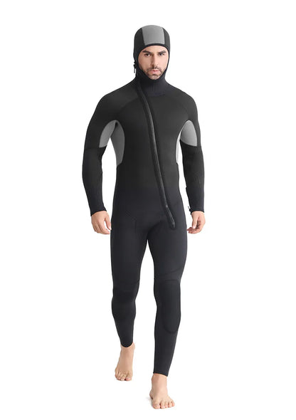 1,5mm Neopren Våtdräkt Herr – Helkropp, Långa Ärmar, Dykning & Surfing, M–XXXL