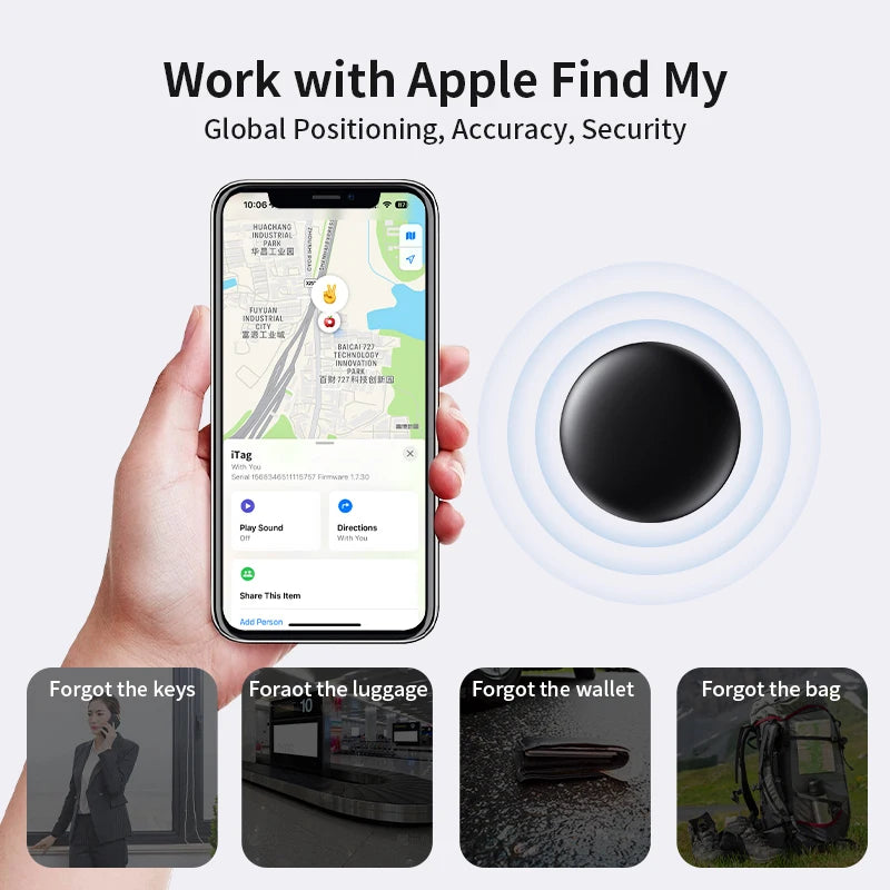 Smart Tag Spårare för Apple Find My