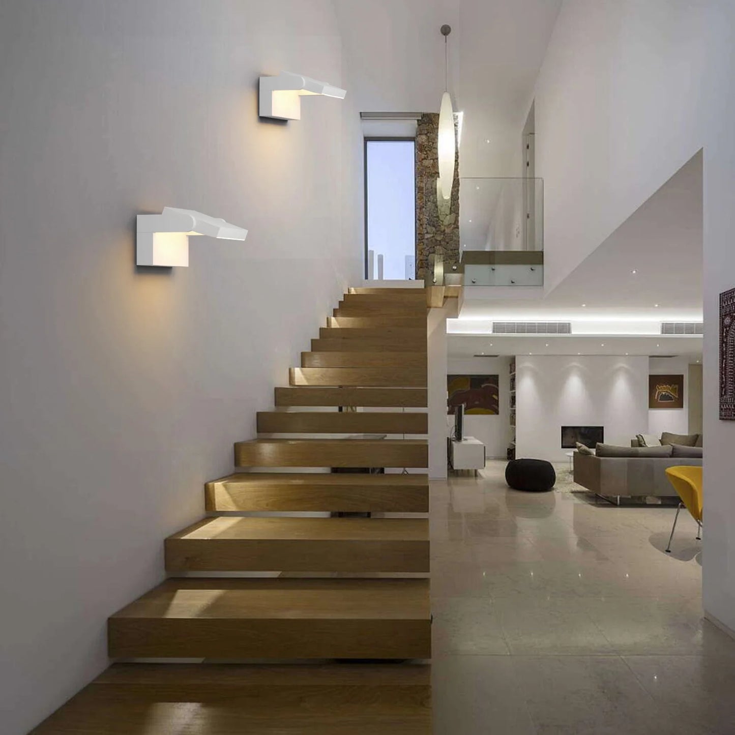Utomhuslampa Aluminium IP65 – 24W Vridbar LED-panel, Varmvit 3000K, Trädgård & Entré