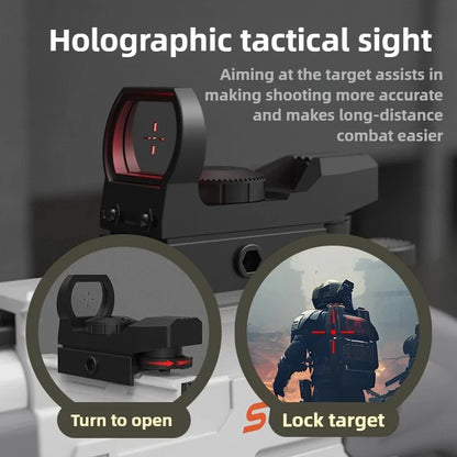 Dubbelpipigt Airsoftgevär S686 Leksaksvapen med Mjuka Skott