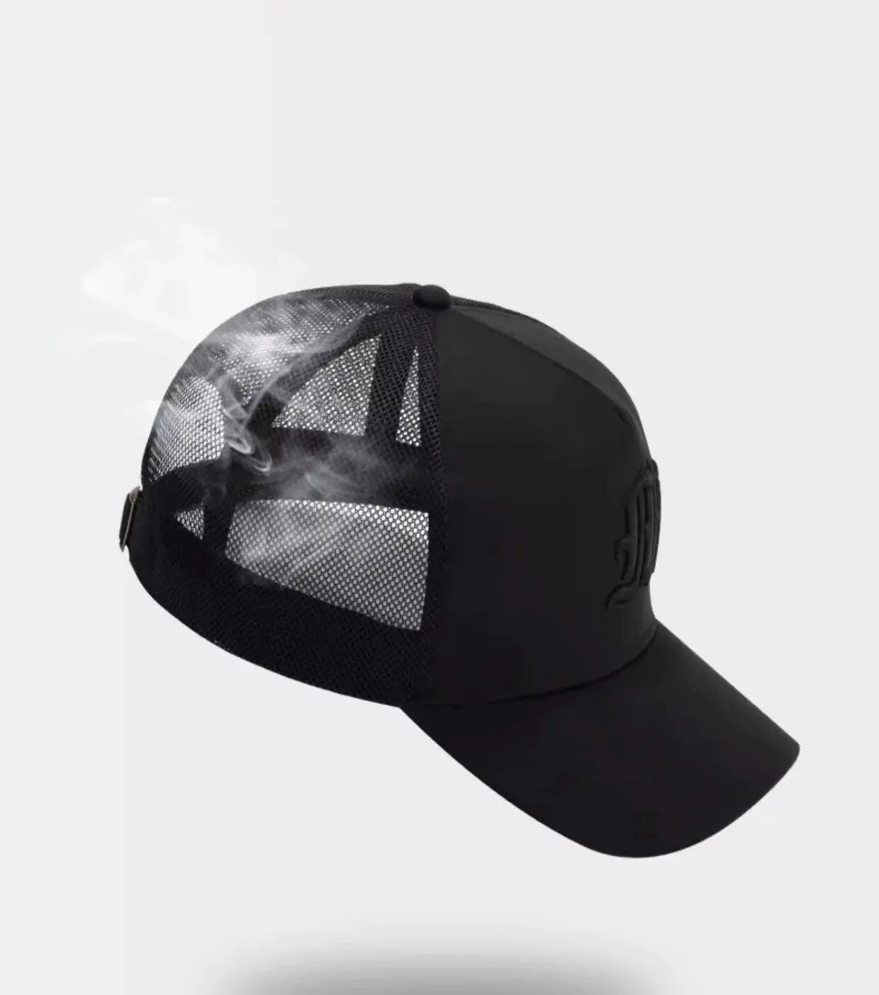 New Hat Men's Summer Thin High Top Baseball Cap Tide Big Head Fence Mesh Breathable Cap Sunscreen Sun Hat
