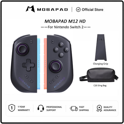 MOBAPAD M12 HD / M12 S Joypad for Nintendo Switch 2 with TMR Joystick HD Vibration Mechanical Buttons Remap Macro Gamepad
