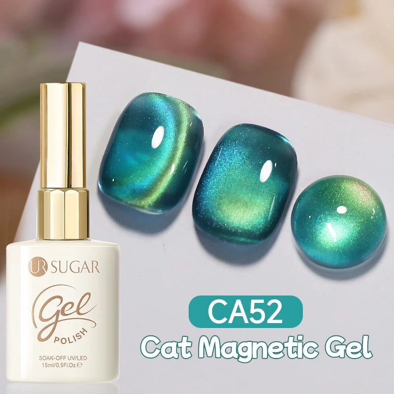 UR SUGAR 15ml Cat Magnetic Gel Nail Polish 30 Colors Semi Permanent Magnetic Gel UV/LED Soak Off Painting Vanrish Design