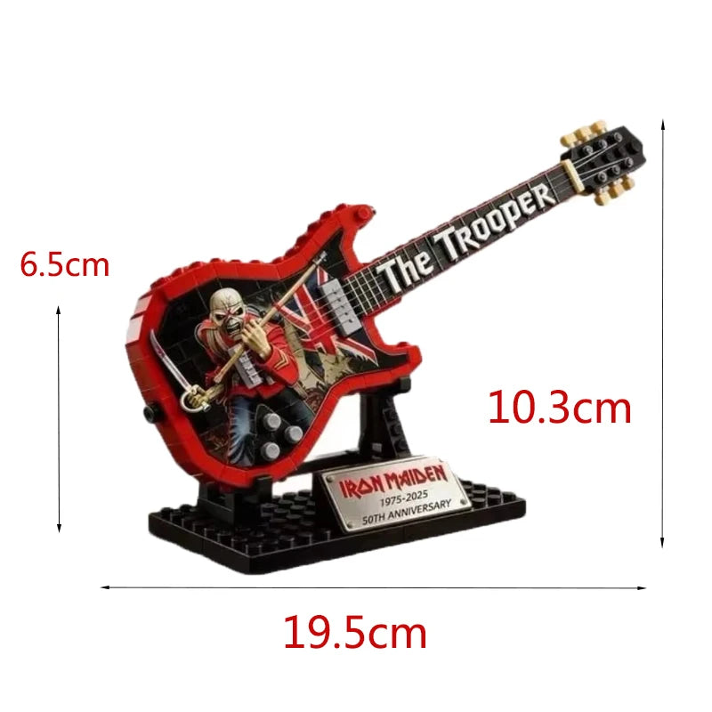Byggklossmodell gitarr