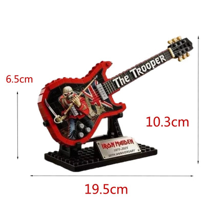Byggklossmodell gitarr