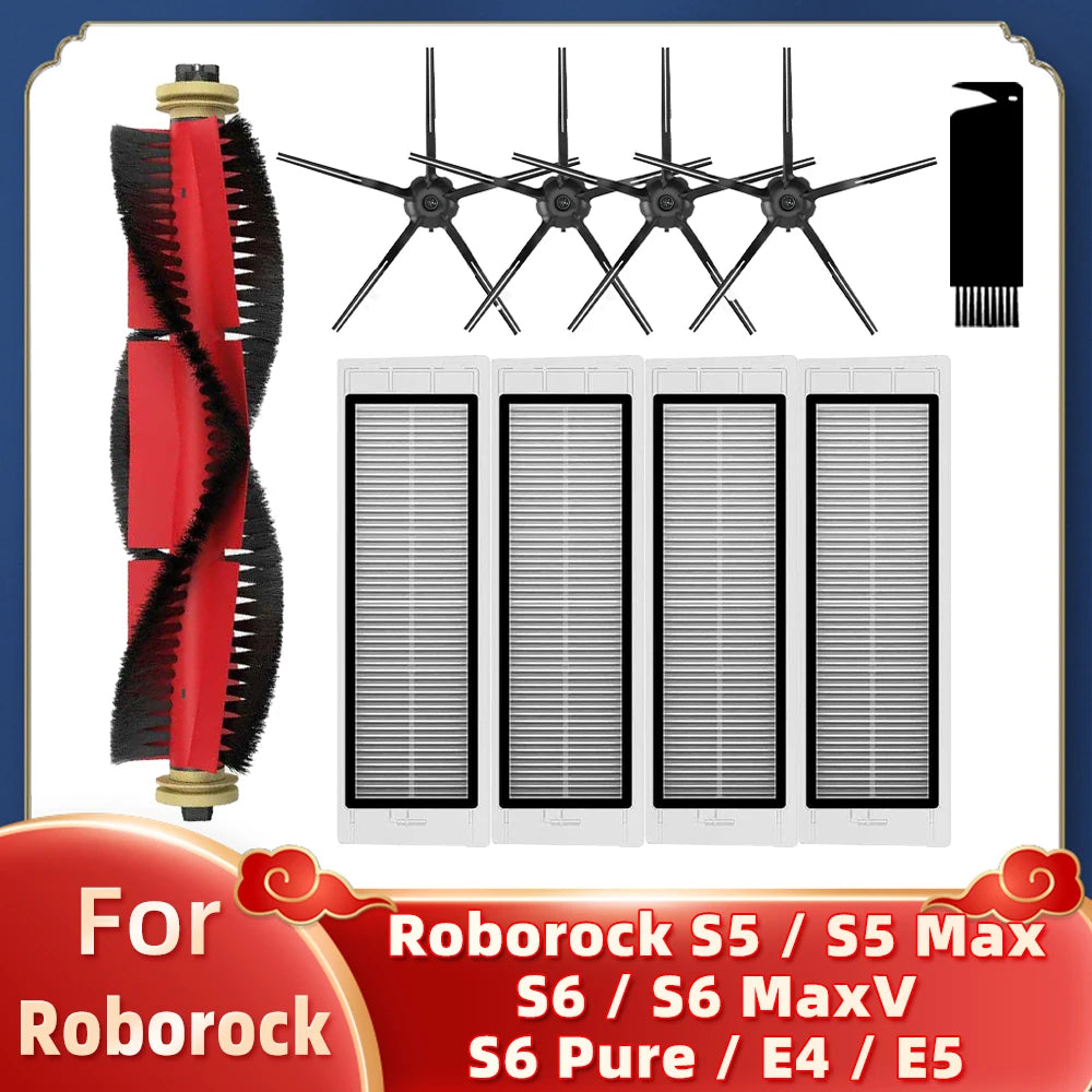 Reservdelar till Xiaomi Mi Robot & Roborock – Börstar, Filter & Set