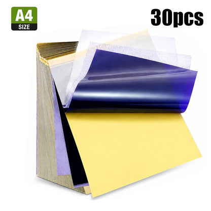 Tattoo Transfer Cream Gel Soap with A4 Size Tattoo Transfer Paper Tattoo Stencil Paper Set for Tattoo Machine Accessories