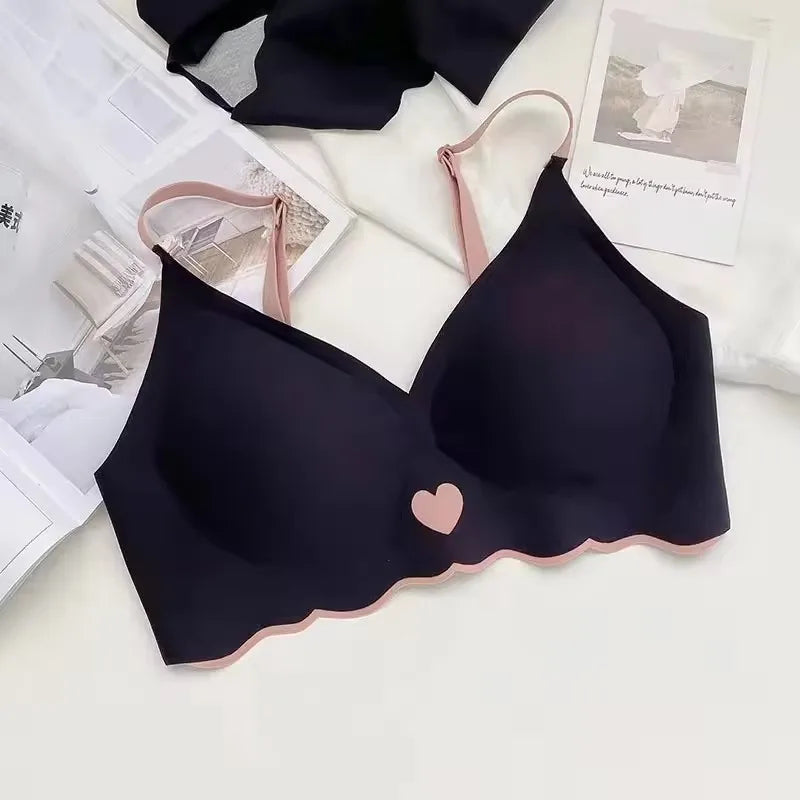 BH Women Bralette No Steel Ring Adjustable Strap Beauty Back Bra Upper Support Pure Desire Comfort Sling Ladies Underwear