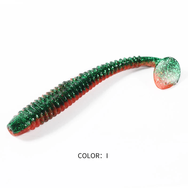 Supercontinent Impact Ring Shad Fishing Lure Soft 63mm 80mm 97mm Plastics Baits Swimbait Jigging Lure Artificial Baits